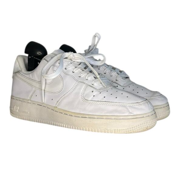 Womens Nike Air Force 1 Low '07 DD8959-100 Leather Athletic Shoes Size 8.5 White - Picture 3 of 6